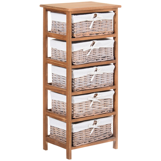 The Woven Storage Unit | 5-Drawer Organization System