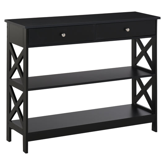 The Open Shelf Console Table | Studio Side Desk