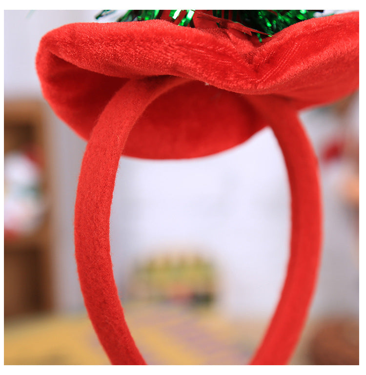 Christmas Product Christmas Hair Accessories Headband Christmas Hat Five-star Headband Christmas Day Dance Party Party Decorations