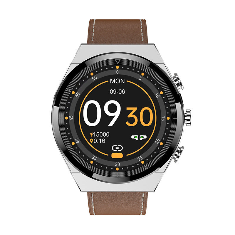 2-in-1 Bluetooth Talking Heart Rate Monitoring Smartwatch