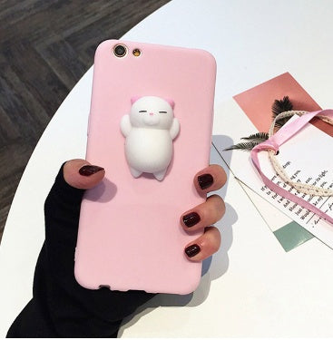 Cat Case For7 6 6S Plus 5 5S SE Cases Lovely Cartoon Soft Cat Cases