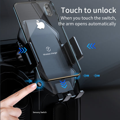 Auto-sensing car wireless charger