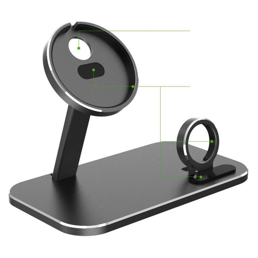 Two-In-One Magnetic Bracket Wireless Charging