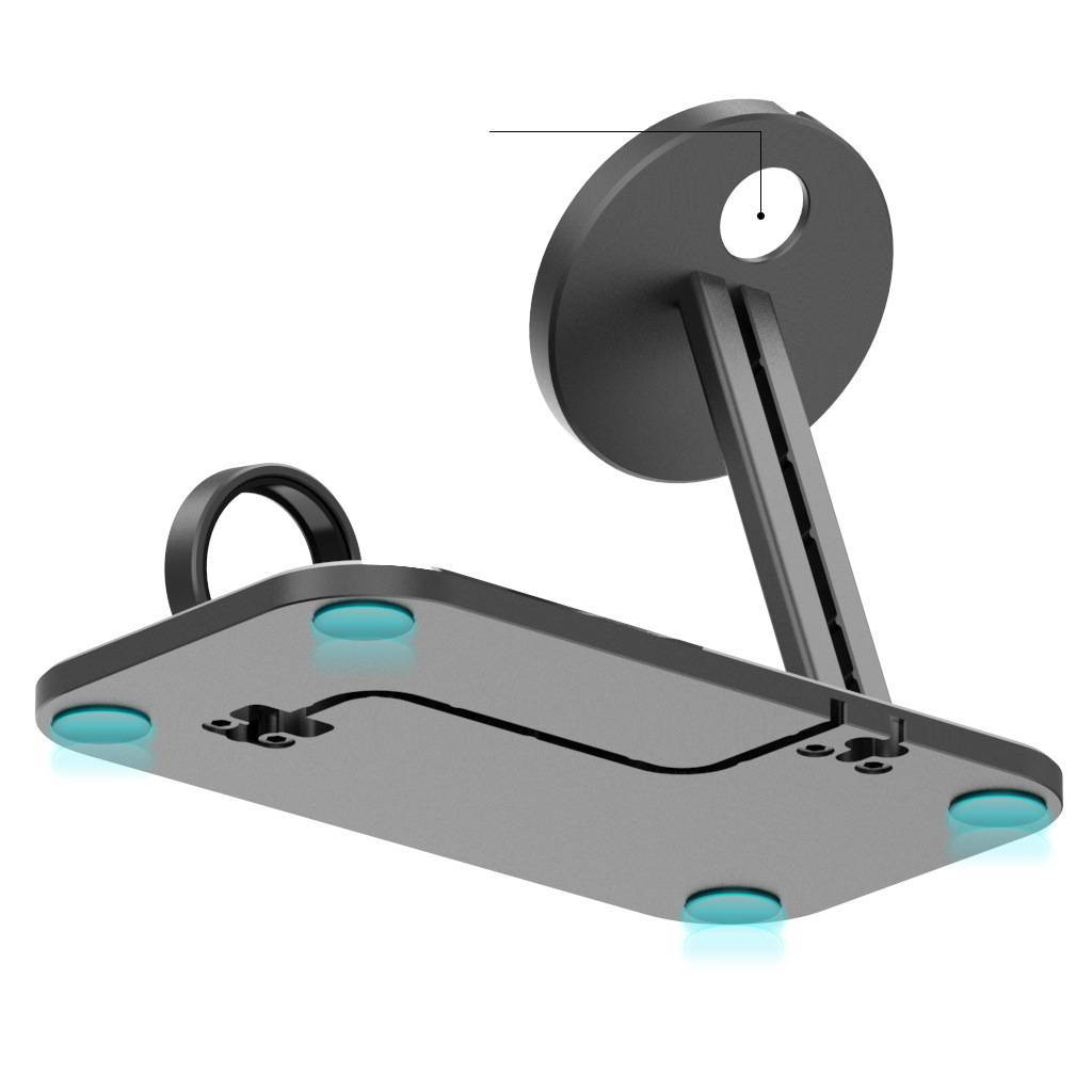 Two-In-One Magnetic Bracket Wireless Charging