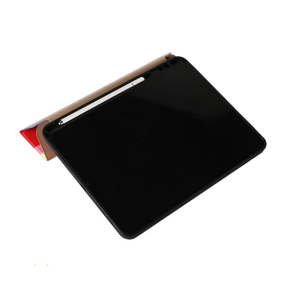 Tablet PC 10.2 Pen Slot Tri-fold Sleeping Flip Leather Case