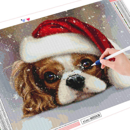 New Product Christmas Cute Pet Theme 5D Diamond Painting