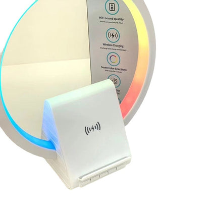 Smart Bluetooth Speaker Ambience Light 15W Wireless Charger