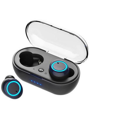 Y50 TWS Bluetooth Wireless Headset Stereo Sports Earbud Smart Phone Charging Box