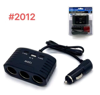 Car High-power One-three Converter Charger