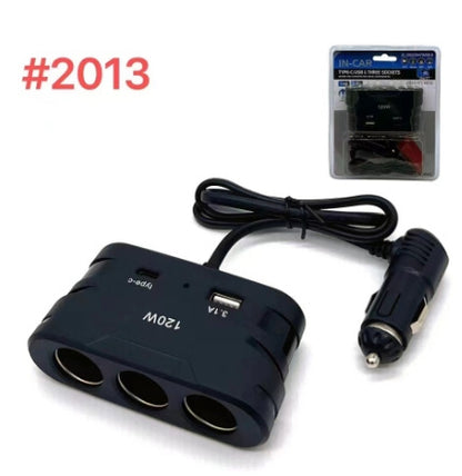 Car High-power One-three Converter Charger