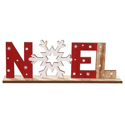 Christmas wooden ornament