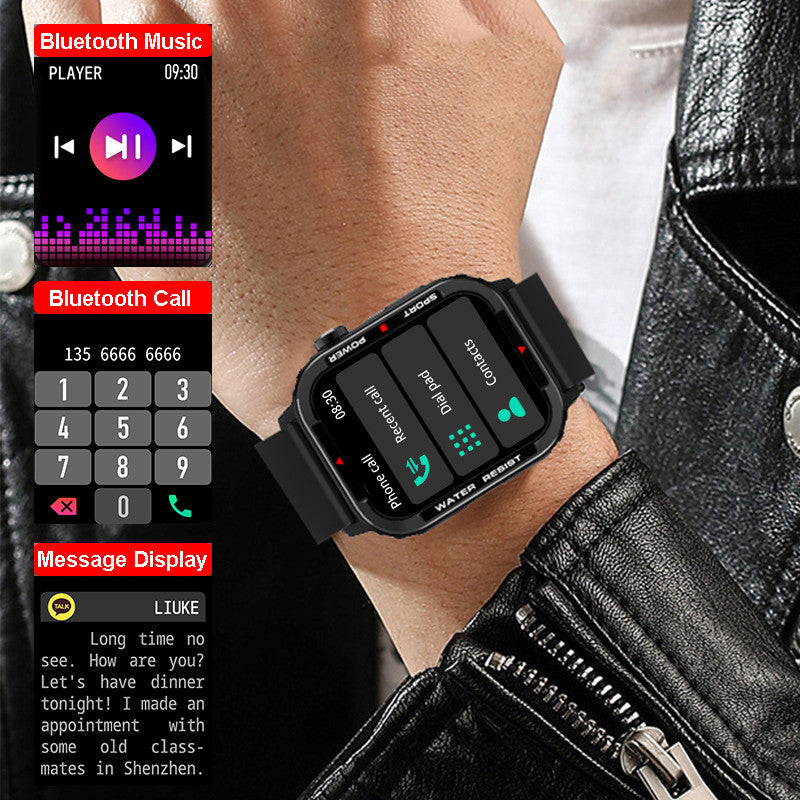 Bluetooth Sports Smartwatch Blood Pressure Blood Oxygen Monitoring