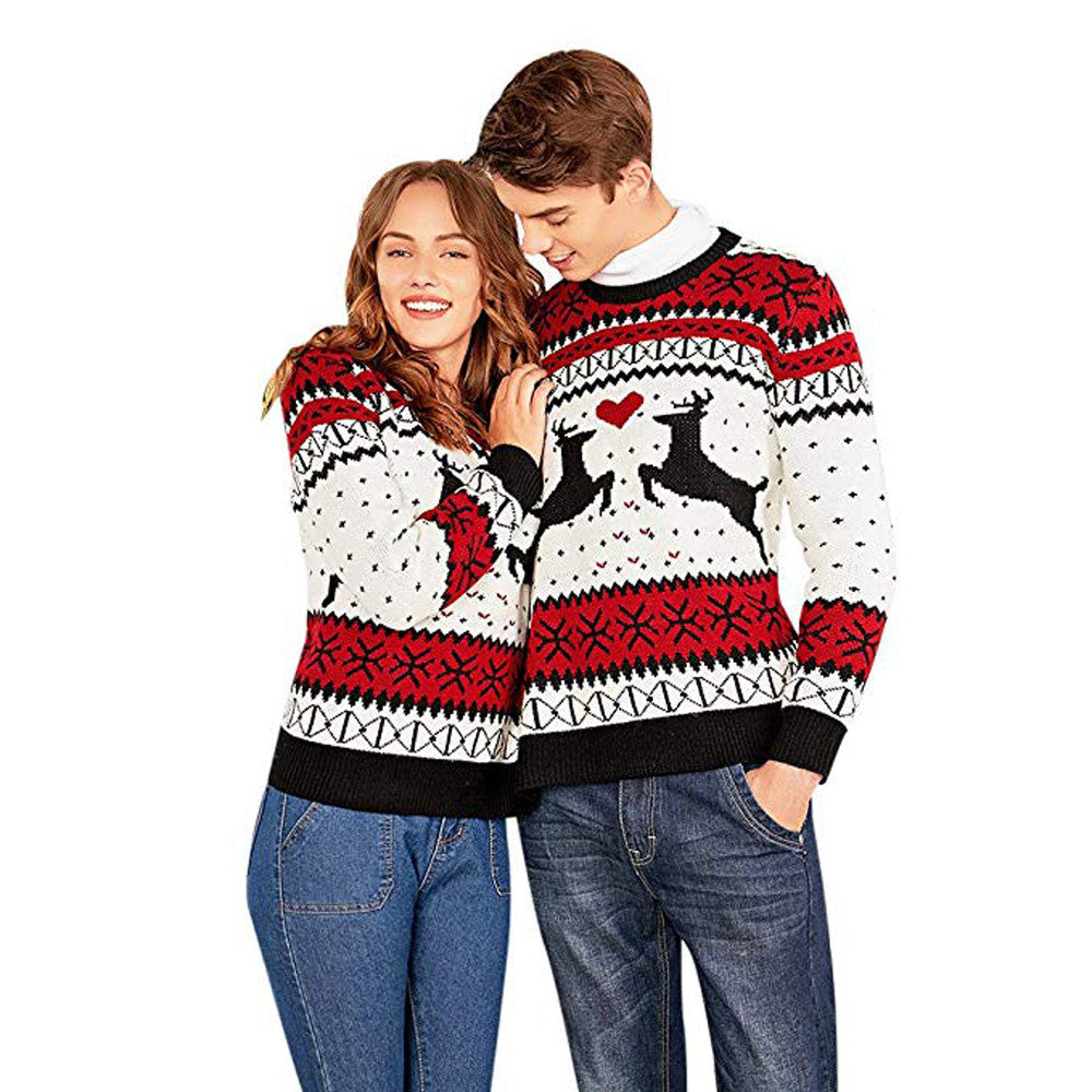 Couple Double Home Wear Christmas Sweater