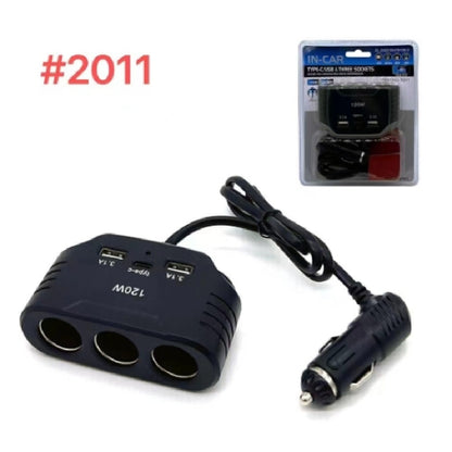 Car High-power One-three Converter Charger