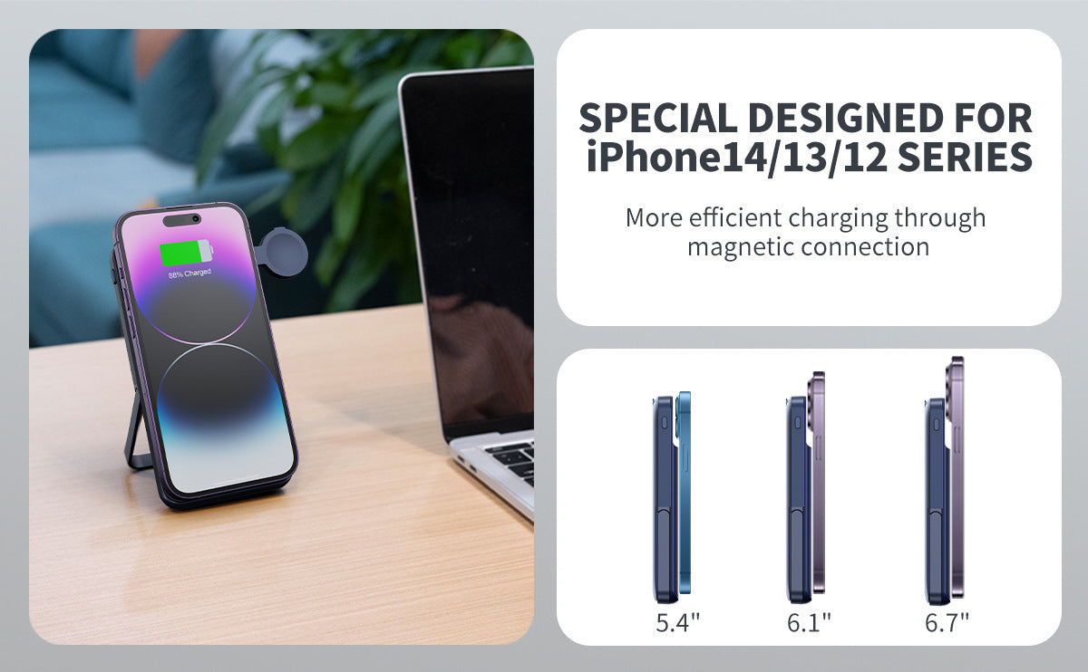 Magnetic Power Bank Wireless Charger