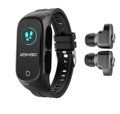 No Chinese N8 Bluetooth Headset Smartwatch Music Playing Sports Bracelet