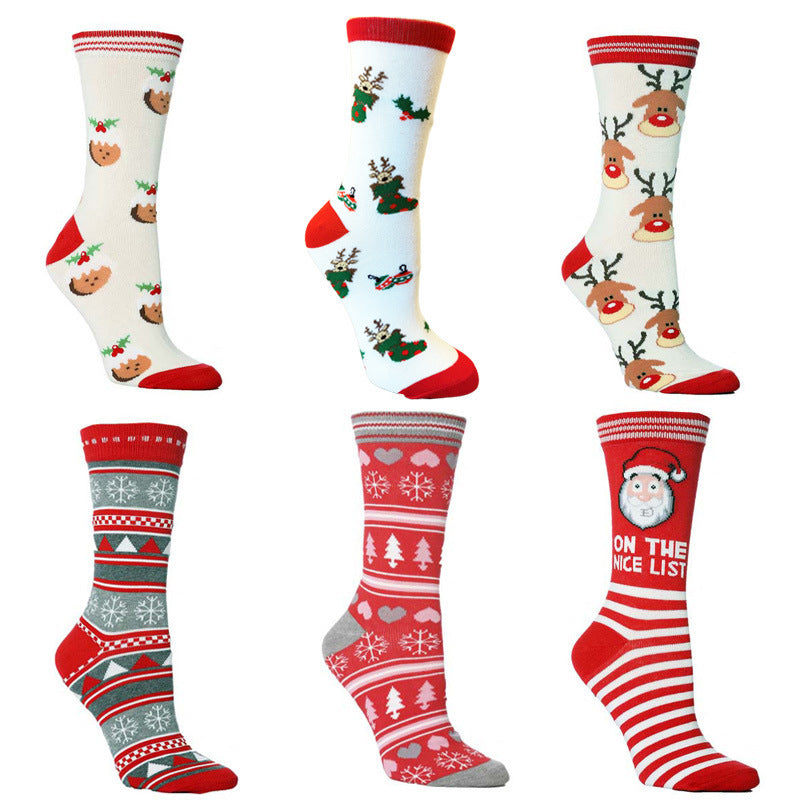 Christmas cotton socks