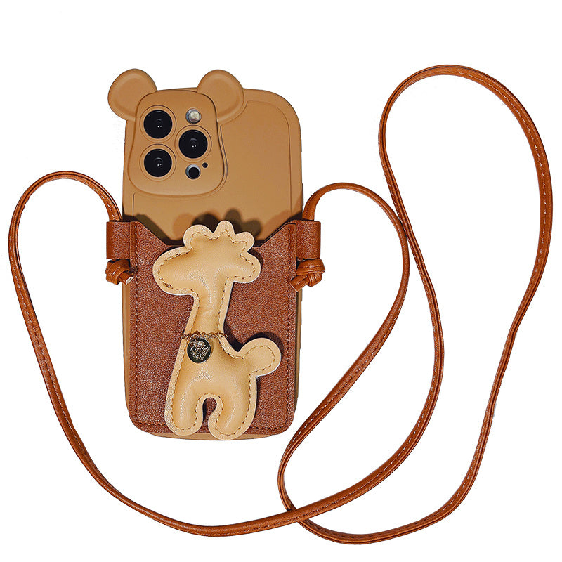 Messenger Giraffe Silicone Phone Cases