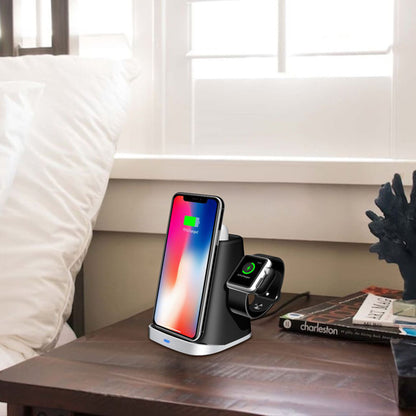 Three-in-one multifunctional wireless charger