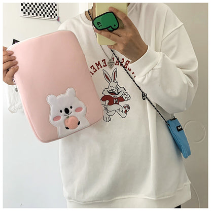 Niche Cute Little Koala Embroidered Ipad Tablet Bag Computer Case