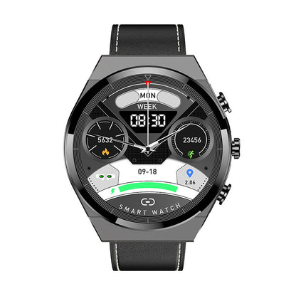 2-in-1 Bluetooth Talking Heart Rate Monitoring Smartwatch