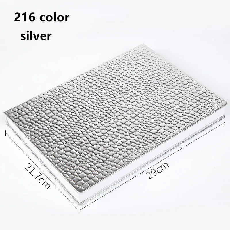 120/216 Colors Nail Art Display Book Showing Shelf Gel Polish Chart Showing Shelf Nail Storage Box Nail Color Card Display Book