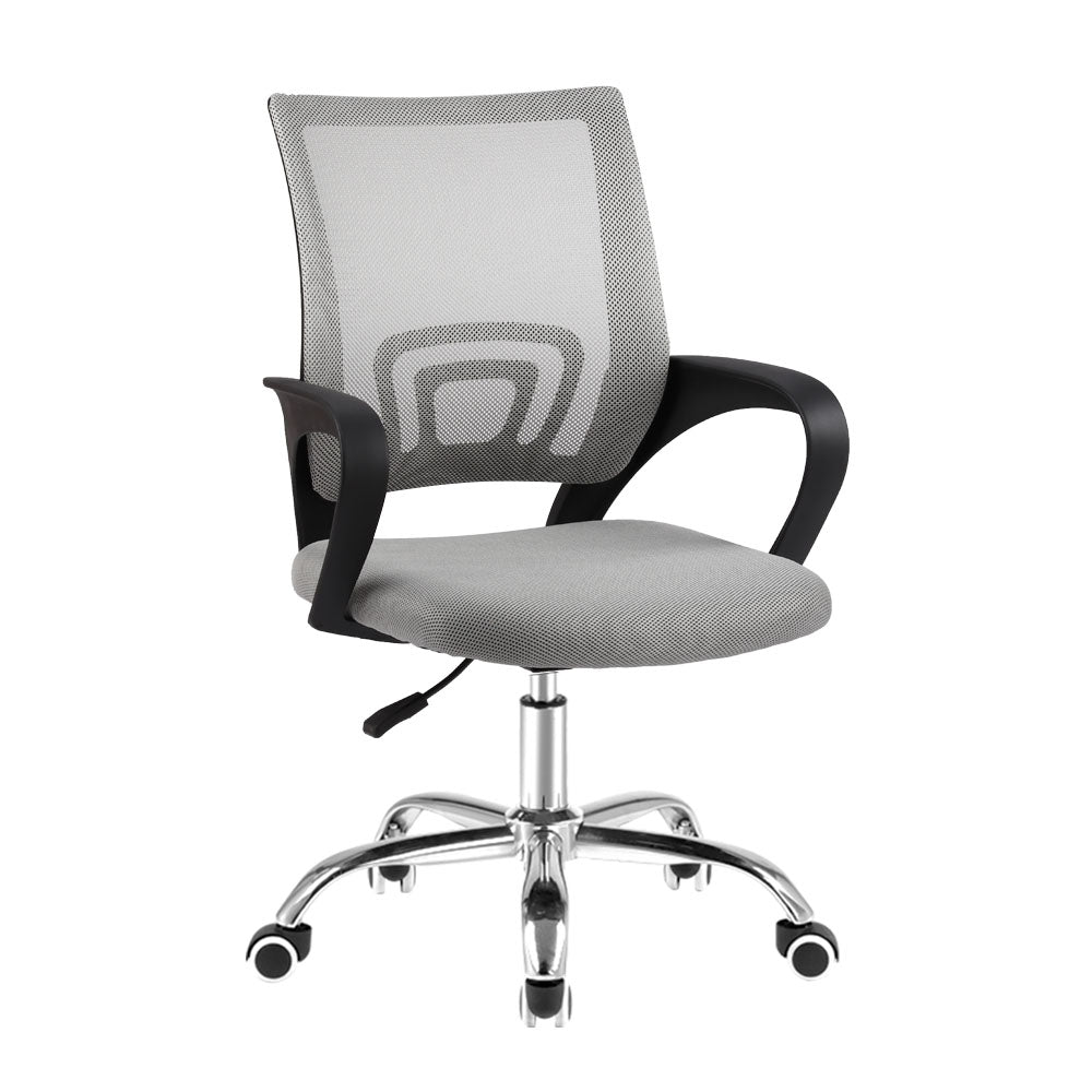 NNEDSZ Office Chair Gaming Chair Computer Mesh Chairs Executive Mid Back Grey-0