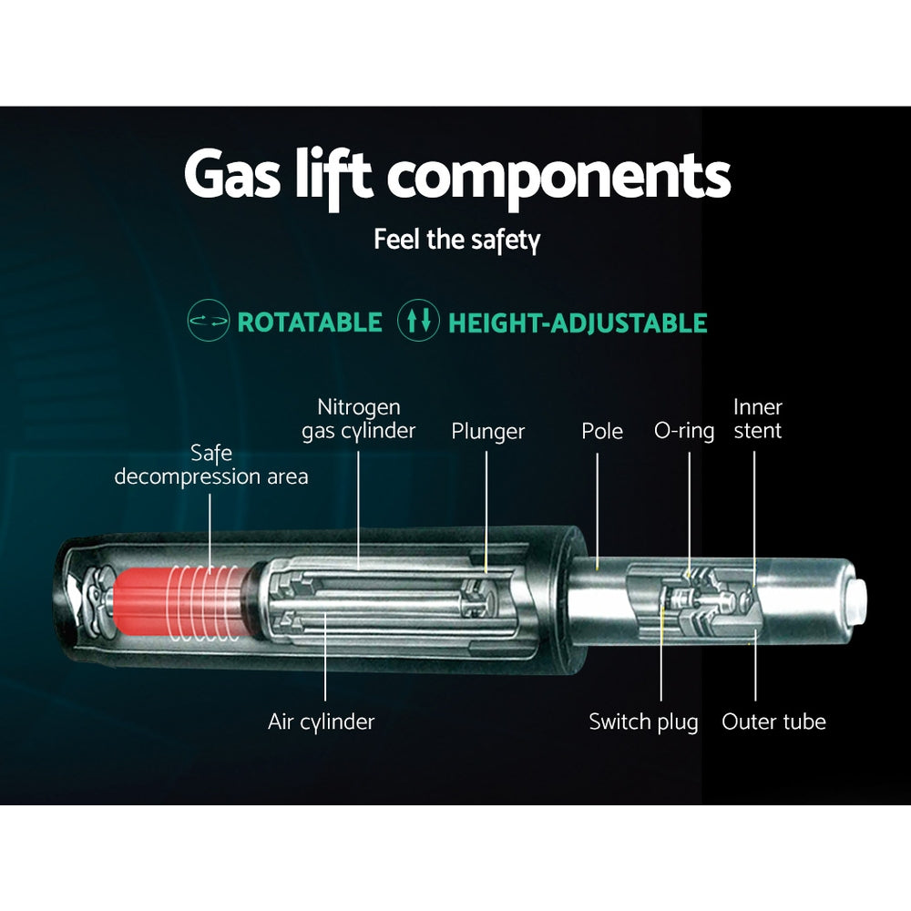 NNEDSZ Office Chair Gaming Chair Computer Mesh Chairs Executive Mid Back Grey-2