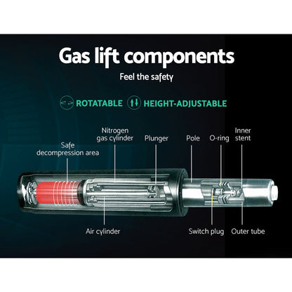 NNEDSZ Office Chair Gaming Chair Computer Mesh Chairs Executive Mid Back Grey-2