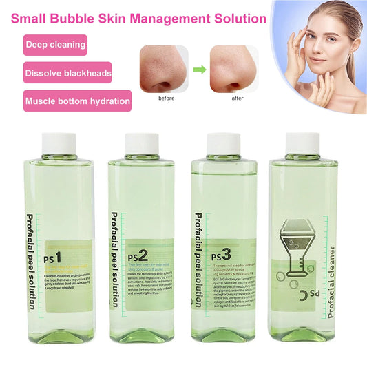 4 In 1 Face Serum Peeling Solution for Dermabrasion Machine Beauty Deep Cleaning Skin Care Essence Product Facial Hydra Liquid