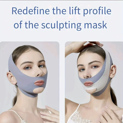 Face Slimming Bandage V Line Shaper Face Lifting Belt Anti Wrinkle Facial Massage Strap Double Chin Reducer Skin Care Tools