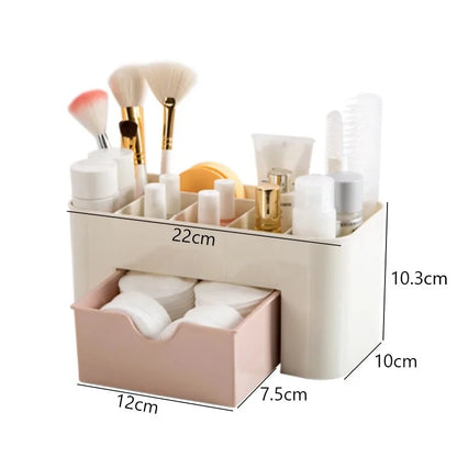 Nails Art Plastic Organizer Container Gel Polish Remover Cleaning Cotton Pad Swab Box Storage Case Decoration Accessories Tool