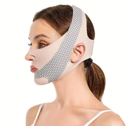 Face Slimming Bandage V Line Shaper Face Lifting Belt Anti Wrinkle Facial Massage Strap Double Chin Reducer Skin Care Tools