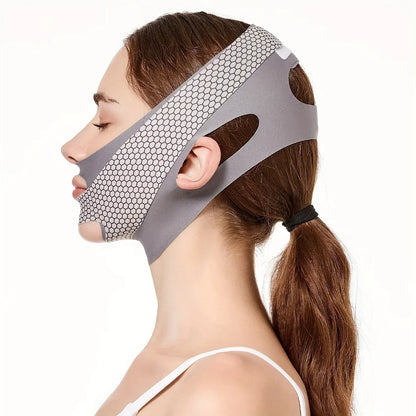 Face Slimming Bandage V Line Shaper Face Lifting Belt Anti Wrinkle Facial Massage Strap Double Chin Reducer Skin Care Tools