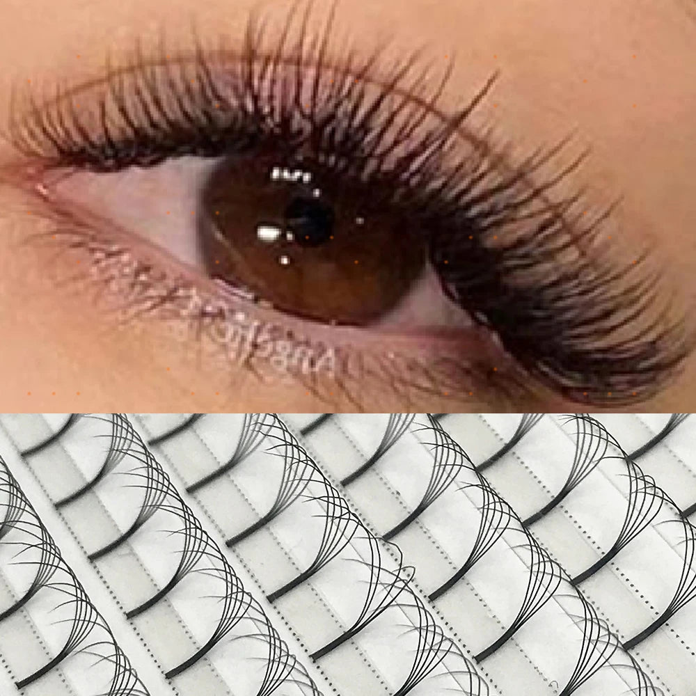 Long Stem 3D 4D 5D 6D Premade Volume Fans High Quality Natural Soft  Eyelash Extension For Wemean Makeup Lash Extension Supplies