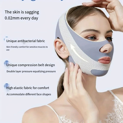 Face Slimming Bandage V Line Shaper Face Lifting Belt Anti Wrinkle Facial Massage Strap Double Chin Reducer Skin Care Tools