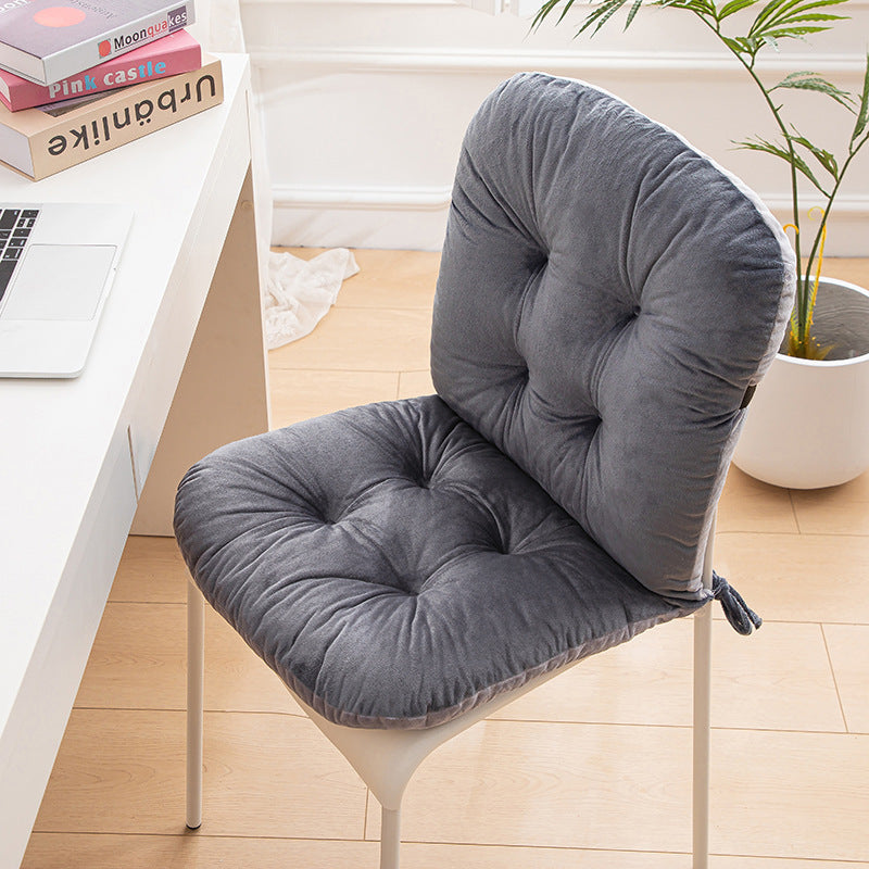 Thick plush chair seat cushion