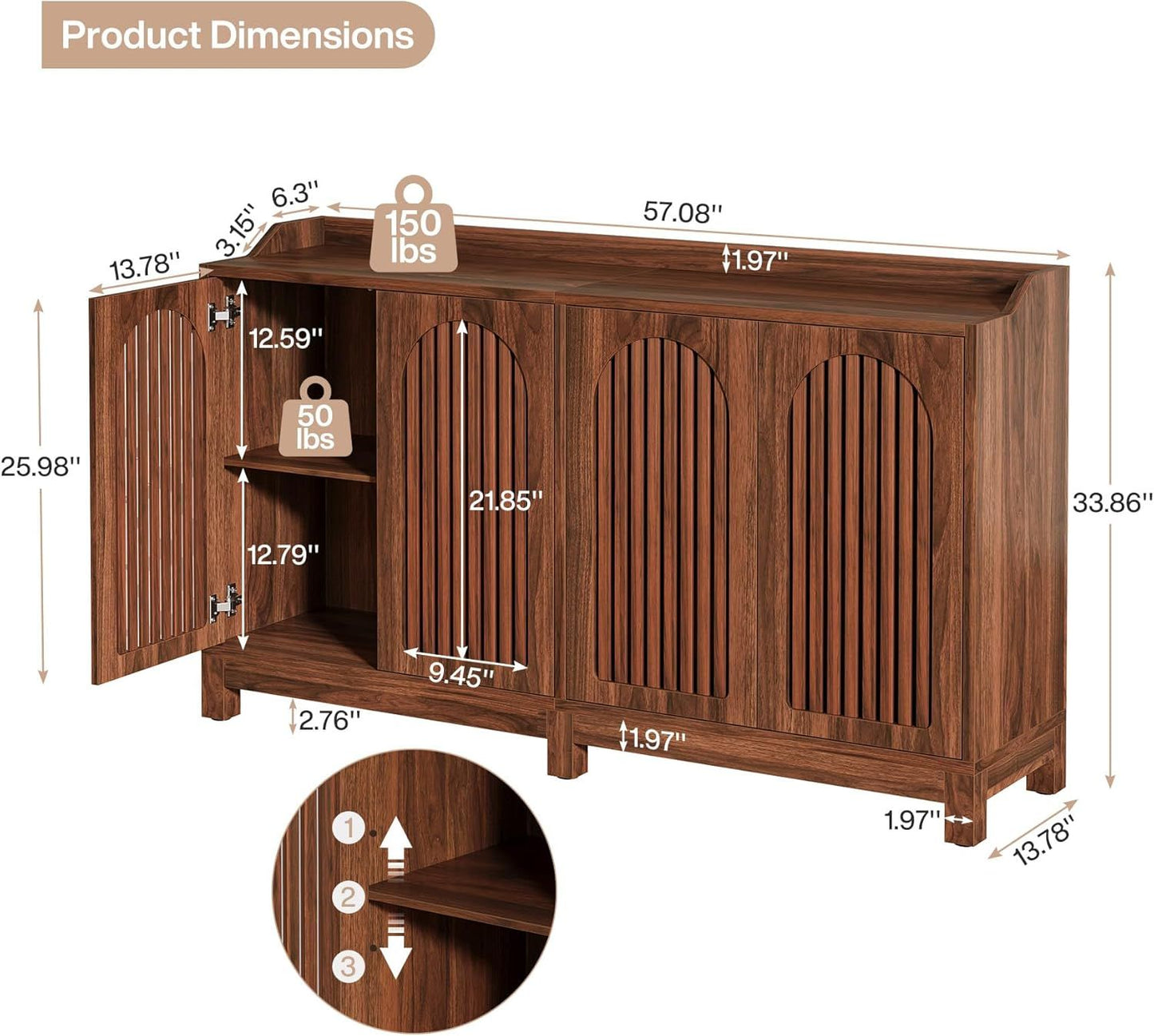 Sideboard Buffet,Dining Table,kitchen Furniture