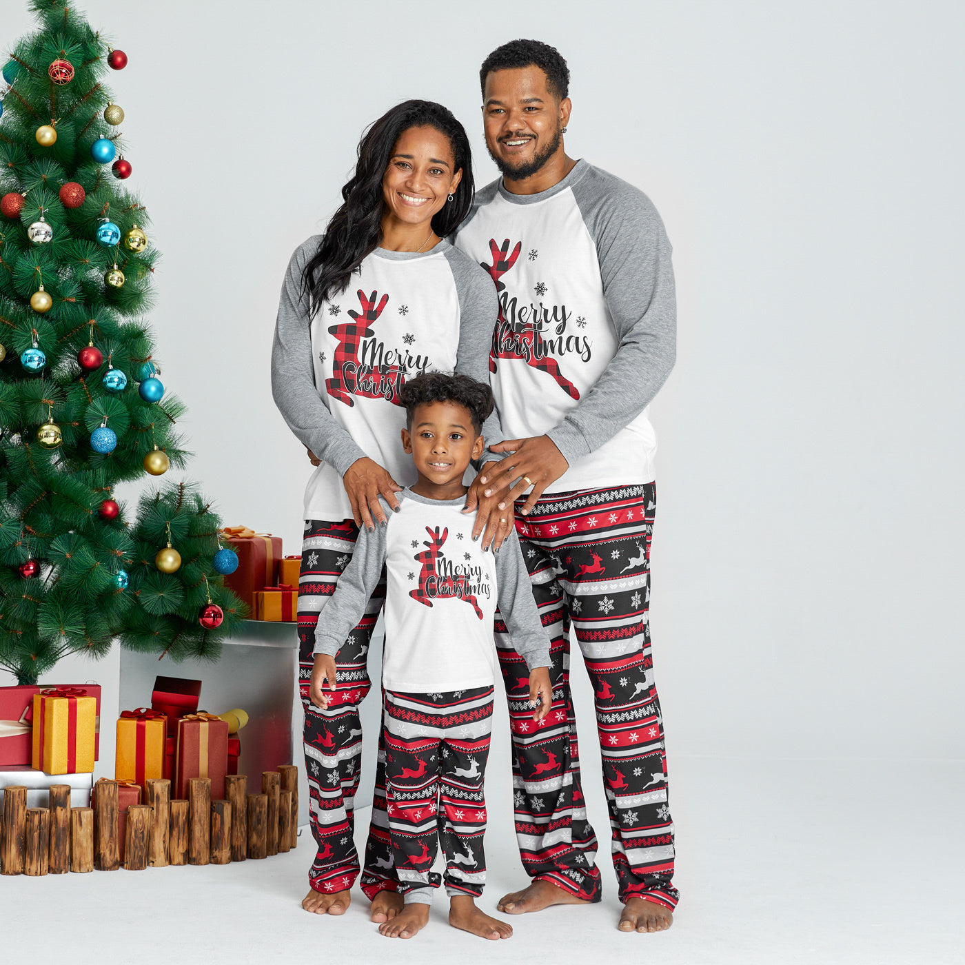 Fashion New Christmas Printed Set Home Wear Pajamas