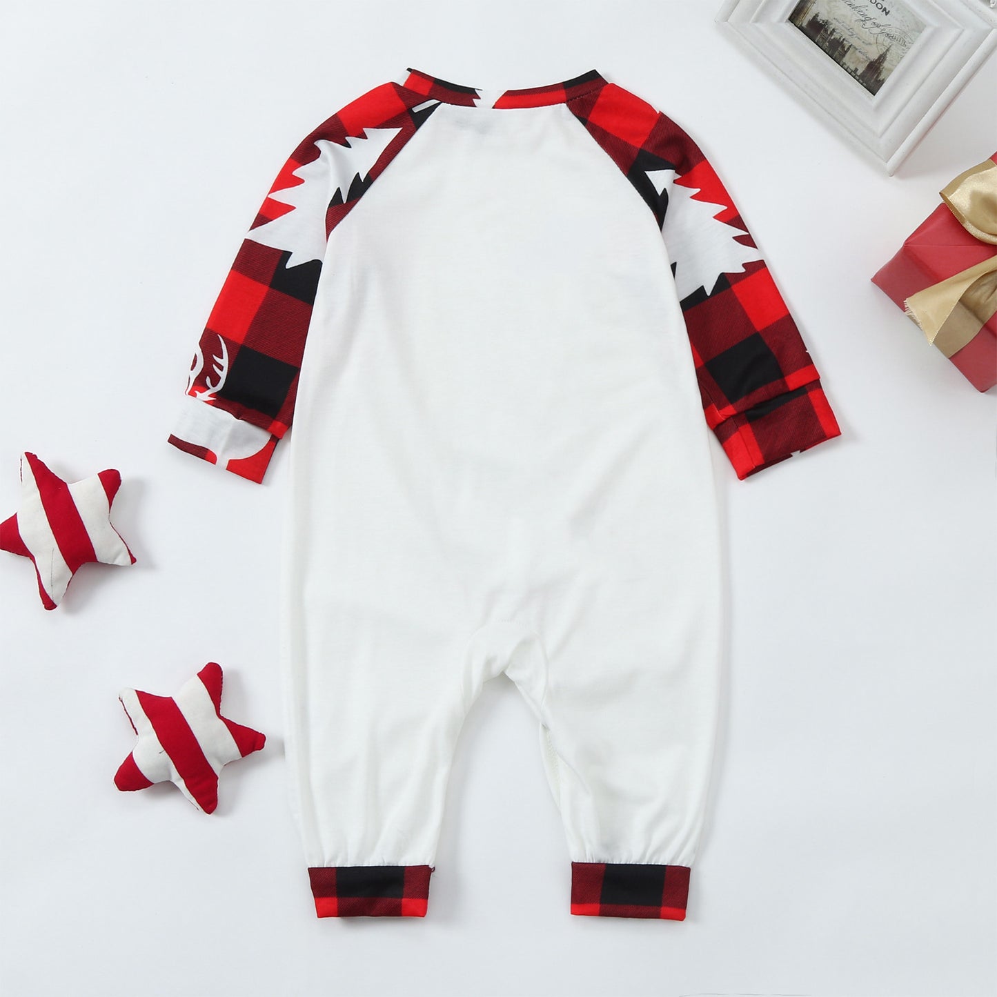 Christmas Tree Print Home Wear Pajamas Parent-child Set