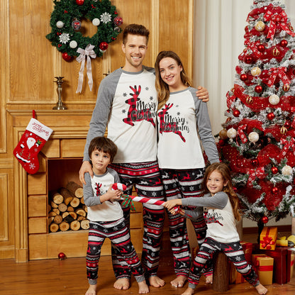 Fashion New Christmas Printed Set Home Wear Pajamas