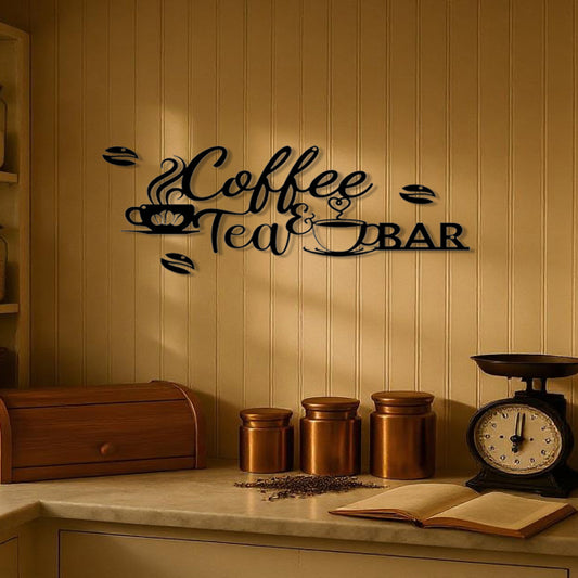 CIFbuy Vintage Distressed Iron Coffee Sign Rustic Wall Decor For Kitchen Bathroom Porch Living Room Office (TikTok, Temu Pick-up Service)