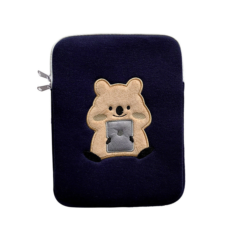 Niche Cute Little Koala Embroidered Ipad Tablet Bag Computer Case