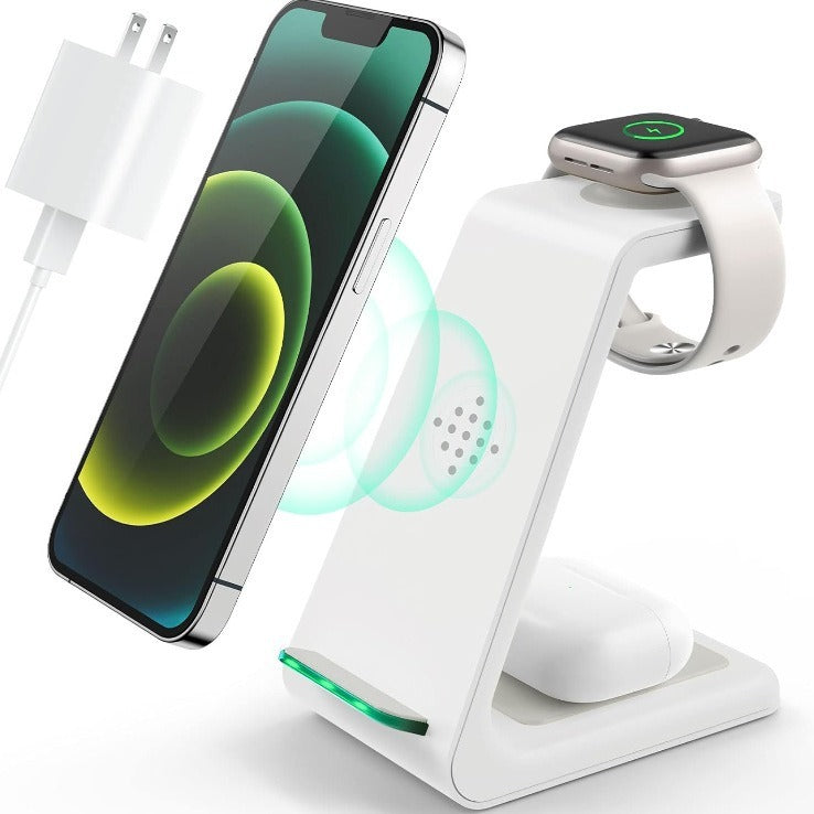 Three-in-one Fast Desktop Wireless Smart Charger