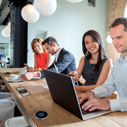 Waterproof Aluminum Alloy Embedded Wireless Charger Office Furniture