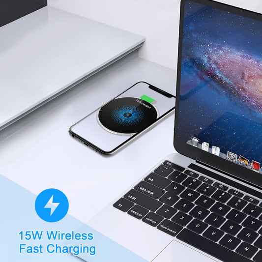 Waterproof Aluminum Alloy Embedded Wireless Charger Office Furniture