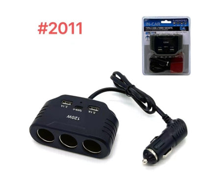 Car High-power One-three Converter Charger