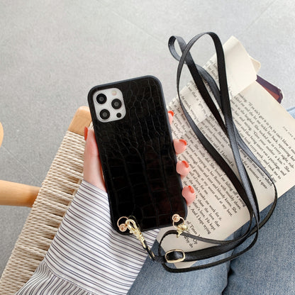 Fashionable And Creative Leather Mobile Phone Case With Lanyard