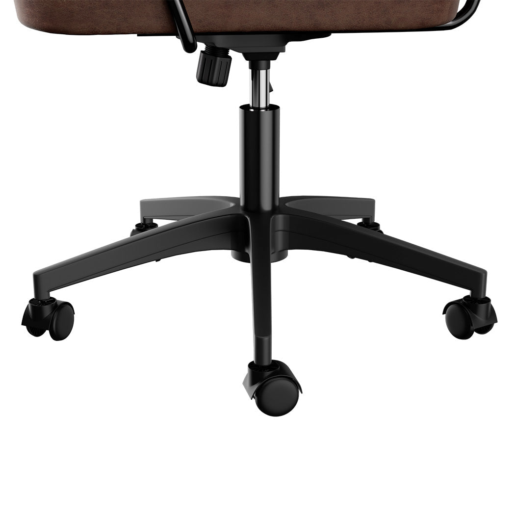 Levede Office Arm Chair Leather Executive Chairs-3