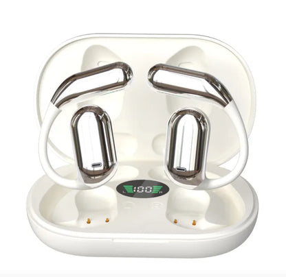 Ear-Mounted Bluetooth Headset with LED Display